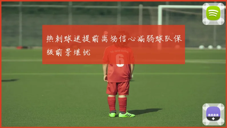 热刺球迷提前离场信心减弱球队保级前景堪忧